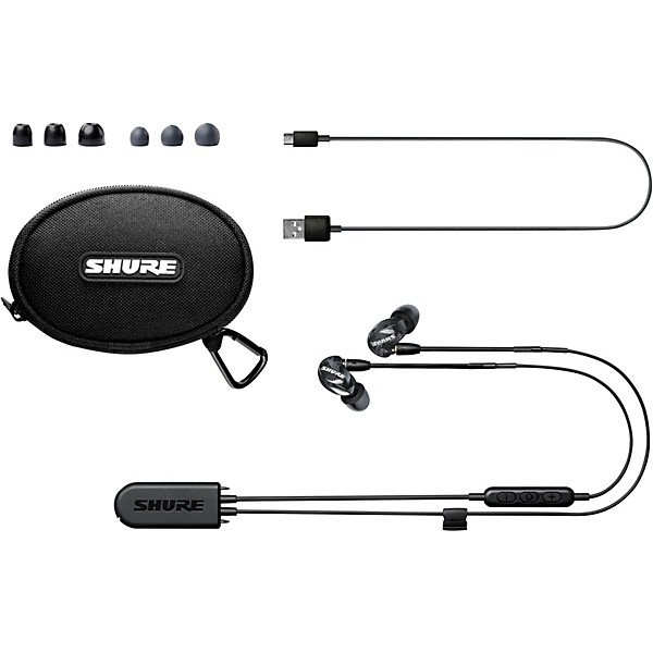 Clearance Shure SE215 Wireless Sound Isolating Earphones Black