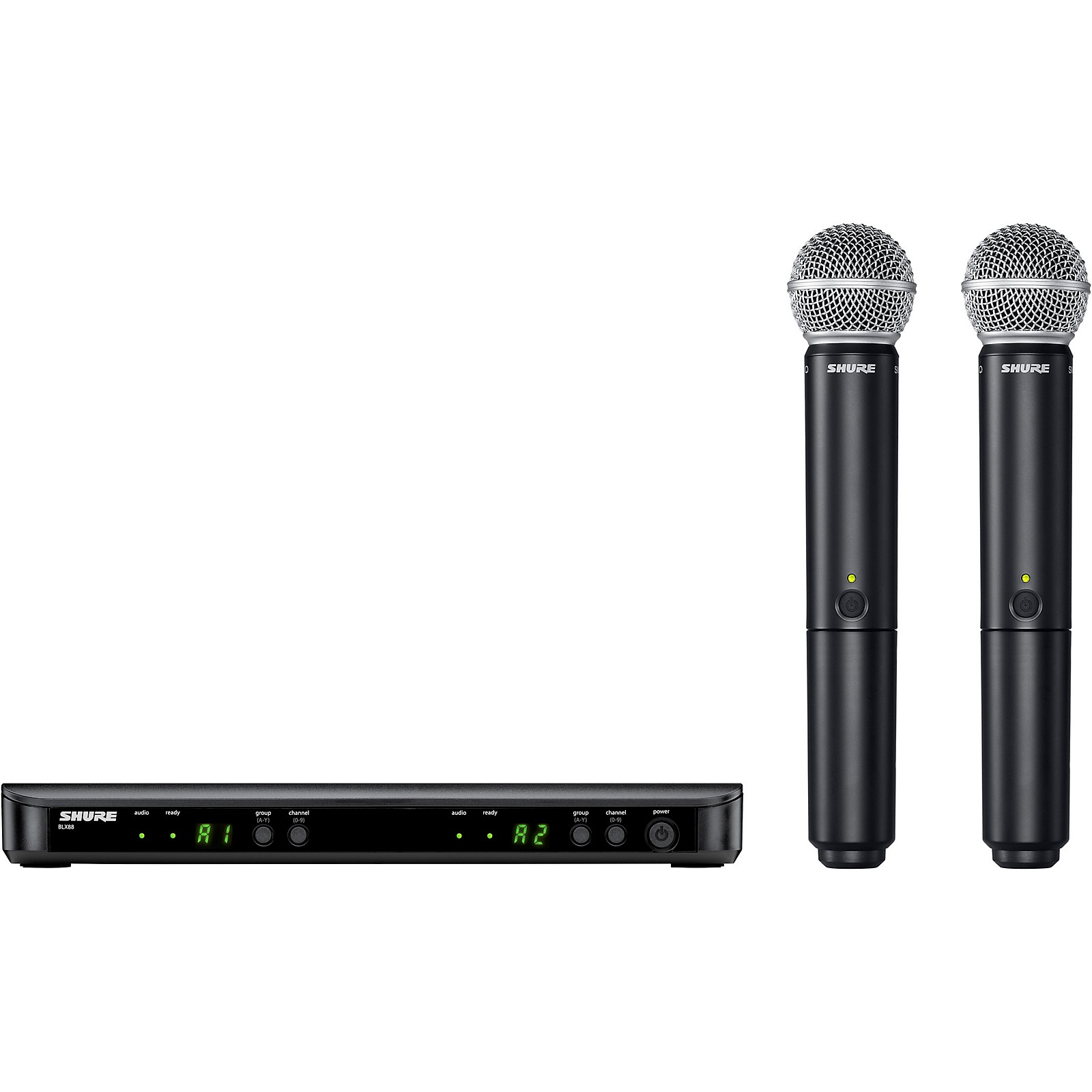 Shure BLX288/SM58 Wireless Dual Vocal System With Two SM58 