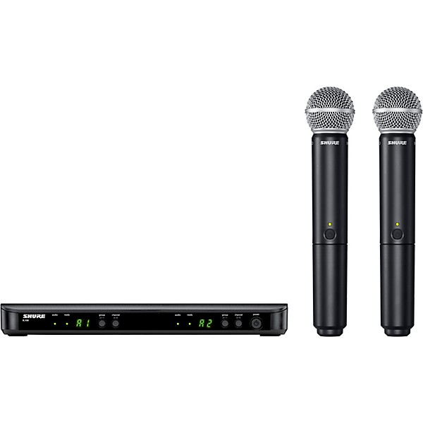 Shure BLX288/PG58 UHF Wireless Microphone System - Perfect for