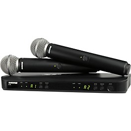 Shure BLX288/SM58 Wireless Dual ... Shure BLX288/SM58 Wireless Dual Vocal System With Two SM58 Handheld Transmitters Band H11