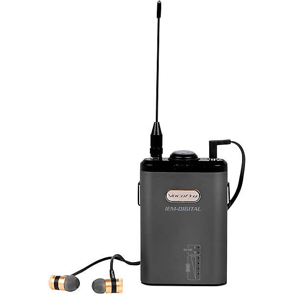 VocoPro IEM-Assist-16 Professional 24-bit Digital Stereo Wireless Assistive Listening System With 16 Receivers