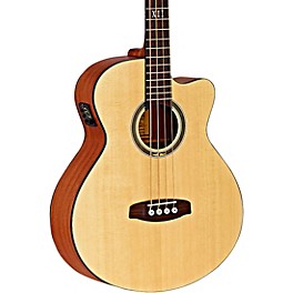 Ortega Deep Series 5 D538-4 Mahogany Acoustic-Electric Bass Open Pore Natural