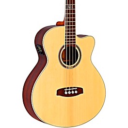 Ortega Deep Series 5 D558-4 Walnut Acoustic-Electric Bass Open Pore Natural