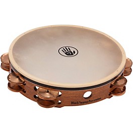 Black Swamp Percuss... Black Swamp Percussion SoundArt Series Double-Row 10" Tambourine With Calf Head 10 in. Phosphor Bronze