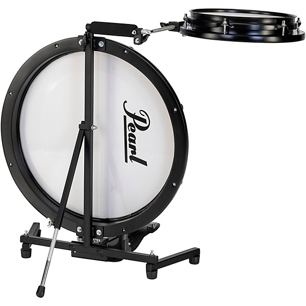 Pearl Compact Traveler 2-Piece Drum Kit With Bag Black