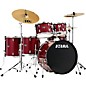 TAMA Imperialstar 6-Piece Complete Drum Set with Meinl HCS Cymbals and 22 in. Bass Drum Candy Apple Mist thumbnail