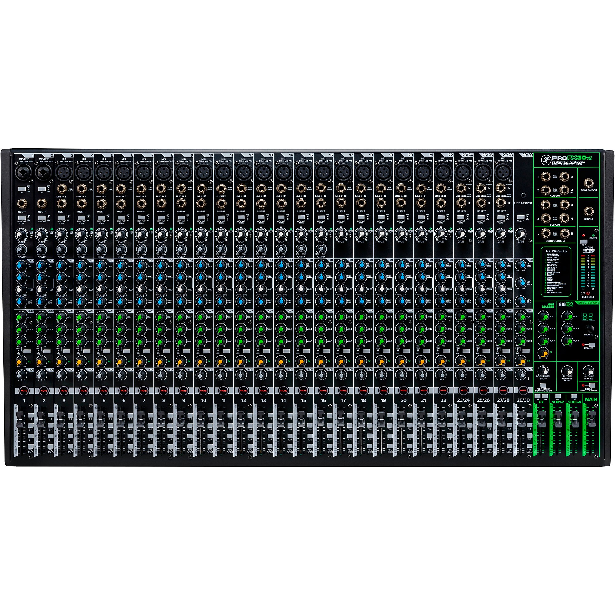 ⑤playMixer  MK-30 TRIO ⑤playMixer MK-30 TRIO ProFX30v3 30-Channel Professional