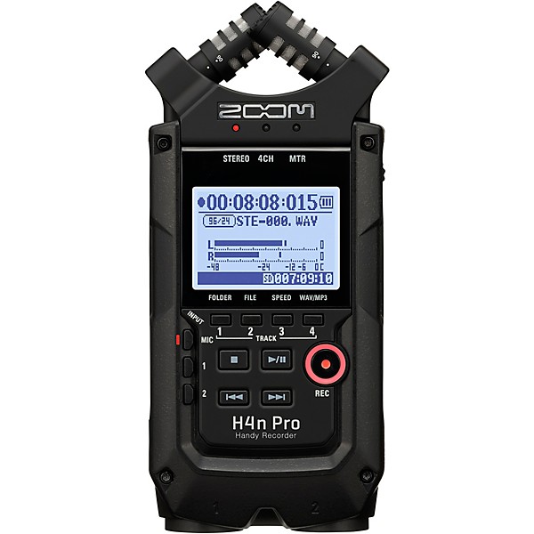 Zoom H4n Pro Handheld Recorder, All-Black Edition | Guitar Center