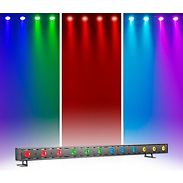 Venue Tetra Bar RGBA Linear Strip Wash Light With Four Color Zones Black