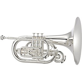 Jupiter JMP1101 Quantum Mark II Series F Marching Mell... Jupiter JMP1101 Quantum Mark II Series F Marching Mellophone Silver