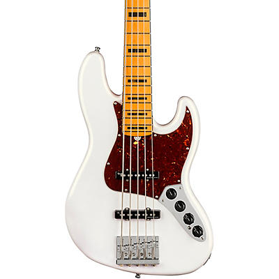 Fender American Ultra Jazz Bass V 5-String Maple Fingerboard Arctic Pearl for sale