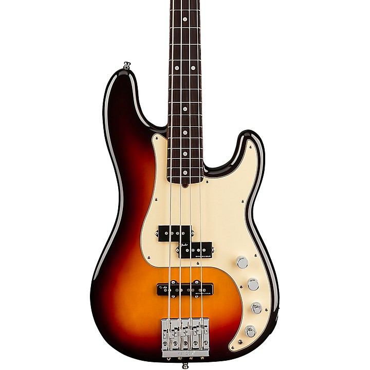 Open Box Fender American Ultra Precision Bass Rosewood Fingerboard 