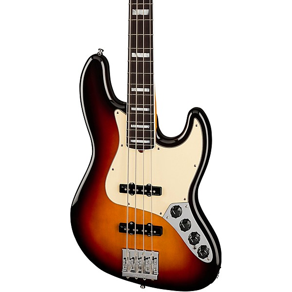 Open Box Fender American Ultra Jazz Bass Rosewood Fingerboard Level 2 Ultraburst 194744036187