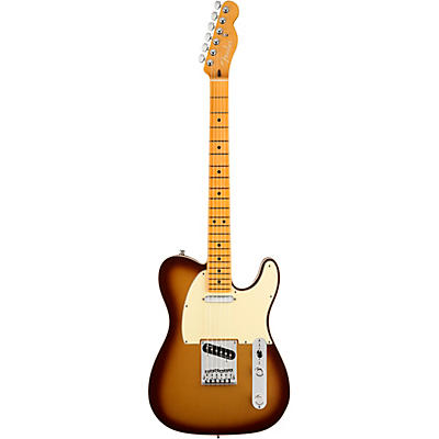 Fender American Ultra Telecaster Maple Fingerboard Electric Guitar Mocha Burst for sale