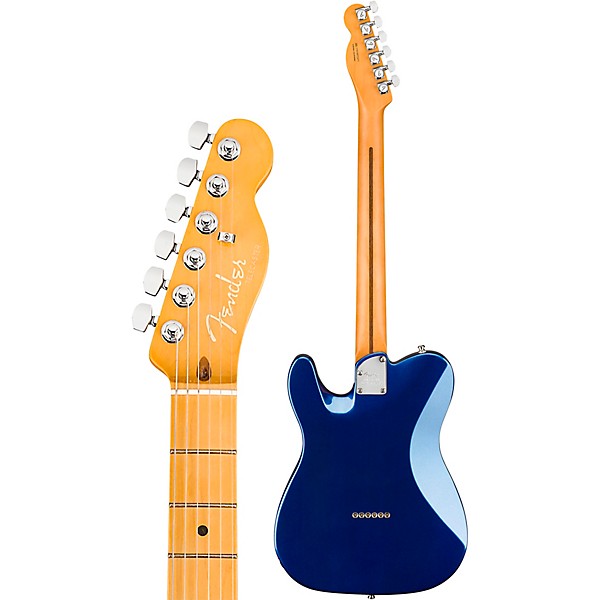 Fender American Ultra Telecaster Maple Fingerboard Electric Guitar Cobra Blue