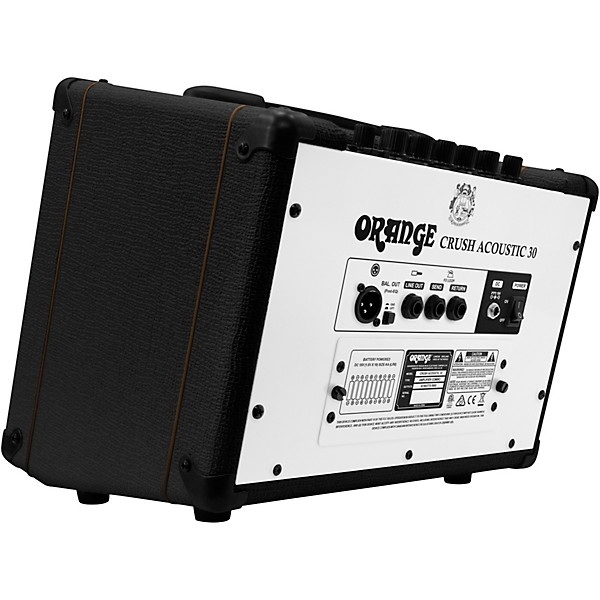 Orange Amplifiers Crush Acoustic 30 30W 1x8" Acoustic Guitar Combo Amp Black