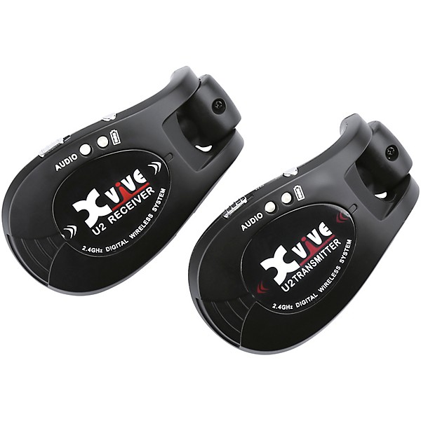 Xvive U2 Dual Transmitter Digital Wireless Guitar System Black
