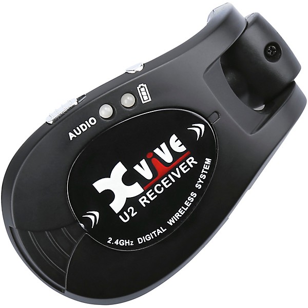 Xvive U2 Dual Transmitter Digital Wireless Guitar System Black