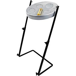 Panyard Jumbie Jam Steel Drum Kit with Metal Z-Floor Sta... Panyard Jumbie Jam Steel Drum Kit with Metal Z-Floor Stand Silver