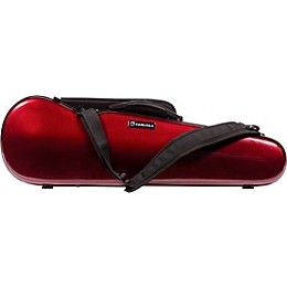 Carlisle Cases Prestige Series Shaped Carbon Fiber Violin Case 4/4 Size Ruby Red