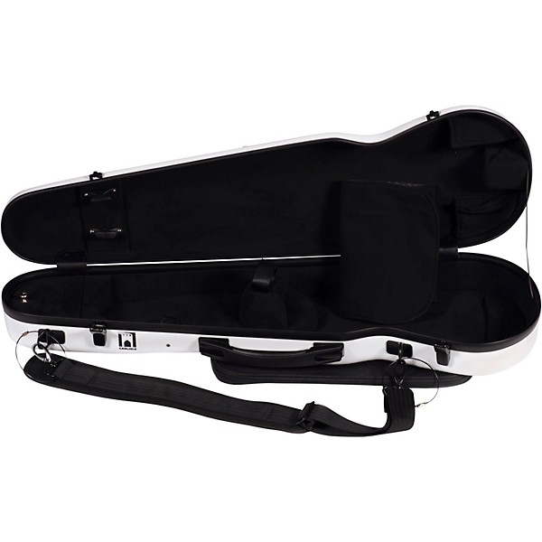 Carlisle Cases Prestige Series Shaped Carbon Fiber Violin Case 4/4 Size Ivory