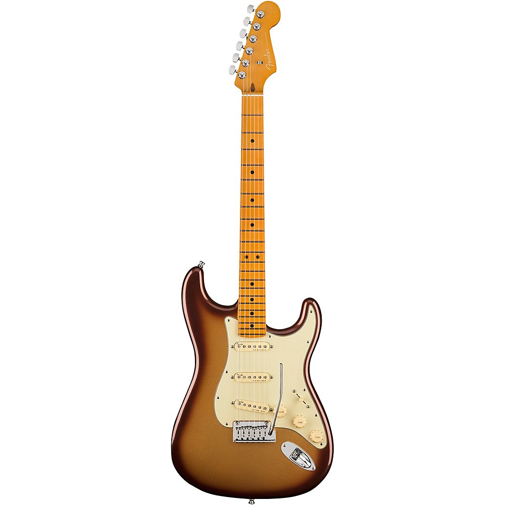 Fender American Ultra Stratocaster Maple Fingerboard Electric Guitar Mocha Burst