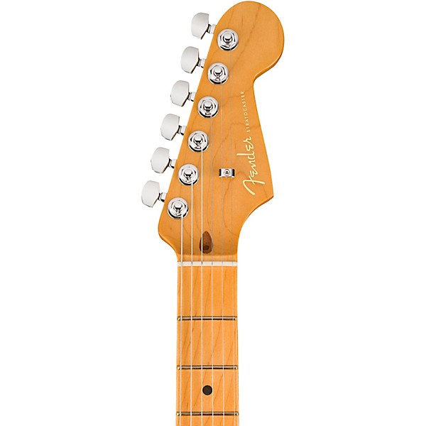 Open Box Fender American Ultra Stratocaster Maple Fingerboard Electric Guitar Level 2 Cobra Blue 194744875168