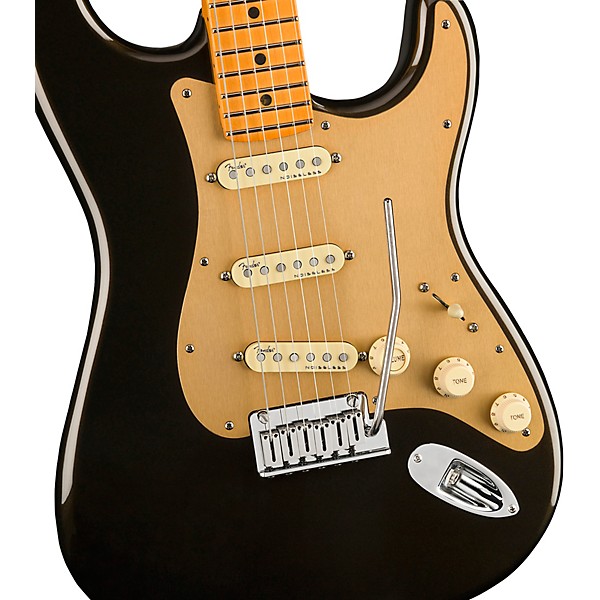 Fender American Ultra Stratocaster Maple Fingerboard Electric Guitar Texas Tea
