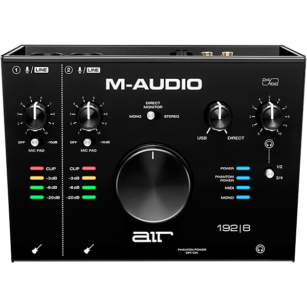 Open Box M-Audio AIR 192 8 USB C Audio Interface Level 1