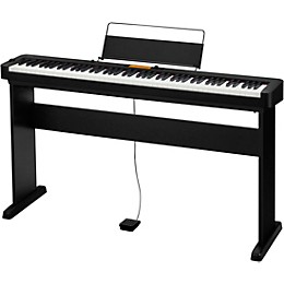 Casio CDP-S350CS Digital Piano with Wooden Stand Black