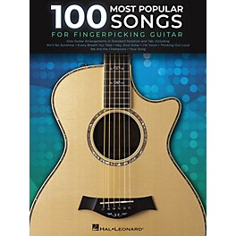 Hal Leonard 100 Most Popular Songs for Fingerpicking Guitar - Guitar Solo Songbook