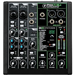 Mackie ProFX6v3 6-Channel Professional Effects Mixer With USB