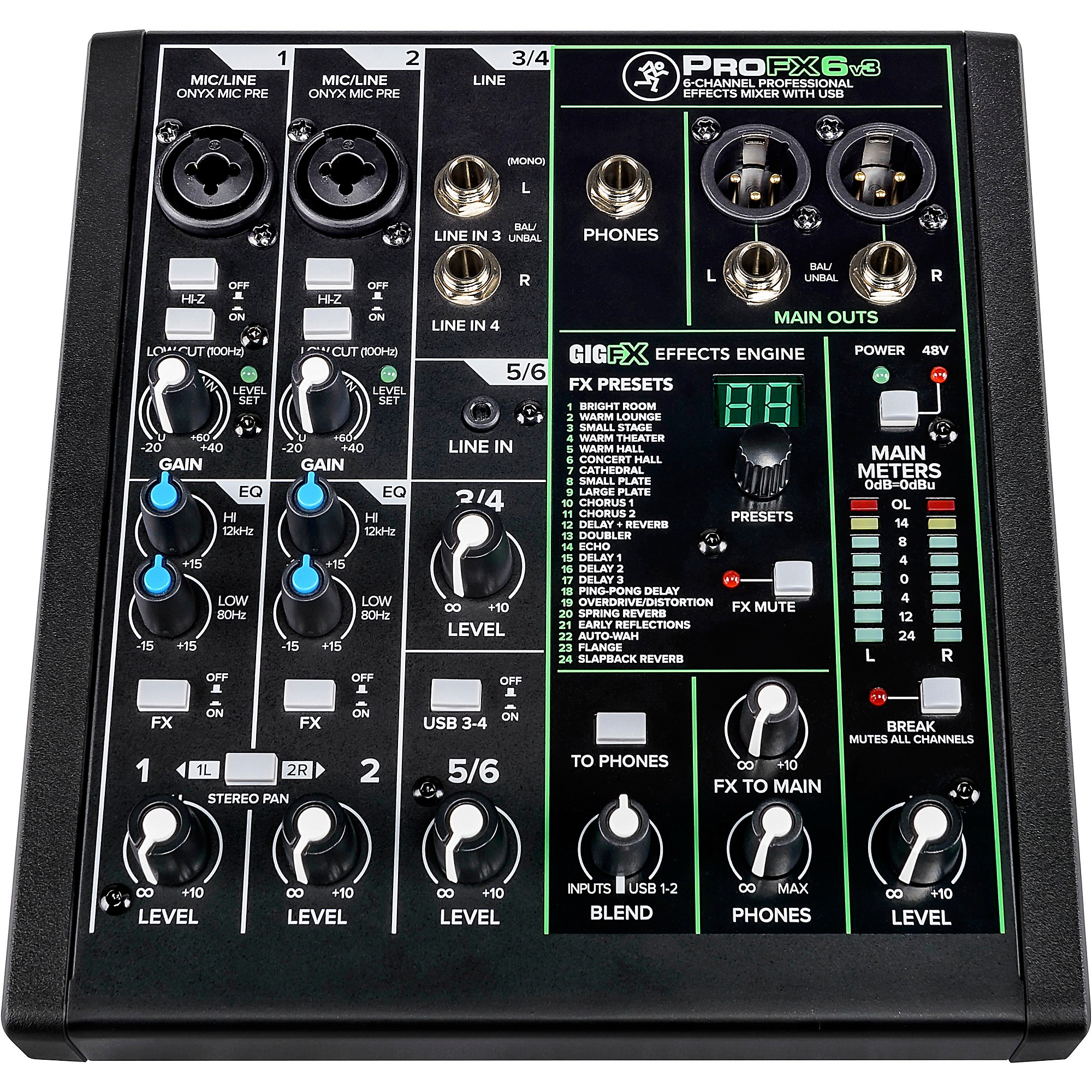 HARBINGER LV12 12-Channel Analog Mixer with Bluetooth and FX Owner's Manual