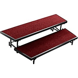 National Public Seating 2 Level Tapered Standing ... National Public Seating 2 Level Tapered Standing Choral Riser Red Carpet