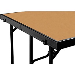 National Public Seating 2 Level Tapered Standing Choral Riser Hardwood Floor