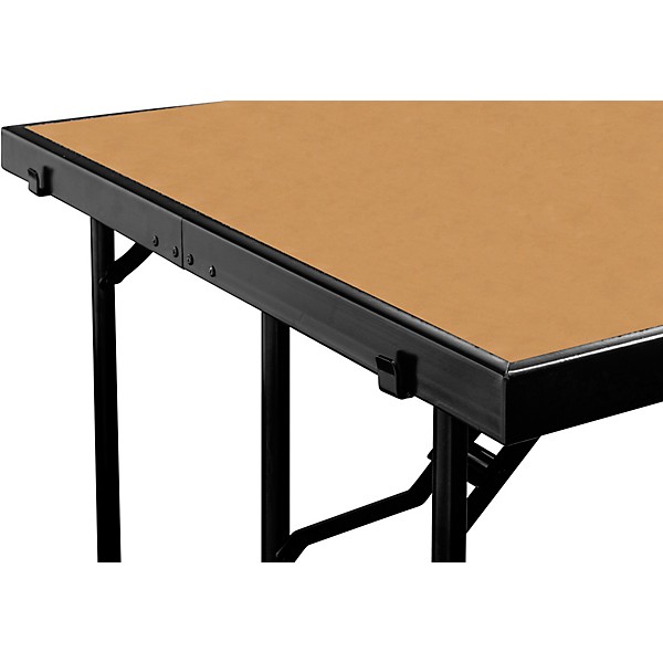 National Public Seating 2 Level Tapered Standing Choral Riser Hardwood Floor