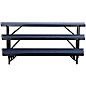 National Public Seating 3 Level Tapered Standing Choral Riser Blue Carpet