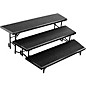 National Public Seating 3 Level Tapered Standing Choral Riser Black thumbnail