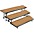 National Public Seating 3 Level Tapered Stand... National Public Seating 3 Level Tapered Standing Choral Riser Hardwood Floor