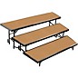 National Public Seating 3 Level Tapered Standing Choral Riser Hardwood Floor thumbnail