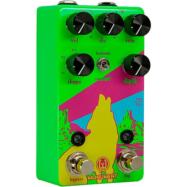 Walrus Audio Monument V2 Limited-Edition Neon Harmonic Tap Tremolo Effects Pedal