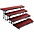 National Public Seating 4 Level Tapered Standing ... National Public Seating 4 Level Tapered Standing Choral Riser Red Carpet