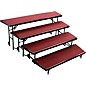 National Public Seating 4 Level Tapered Standing Choral Riser Red Carpet thumbnail