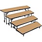 National Public Seating 4 Level Tapered Standing Choral Riser Hardwood Floor thumbnail