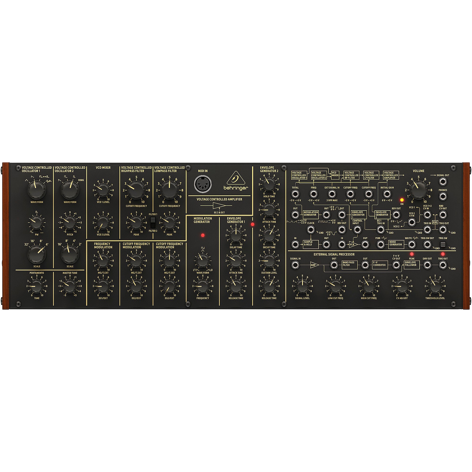 鍵盤楽器 Behringer K2 MKII Behringer K-2 MK II Semi-modular Analog Synthesizer | Sweetwater