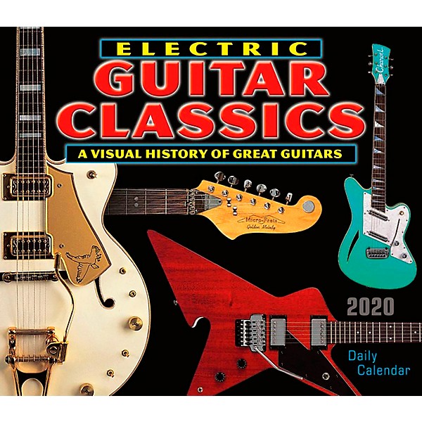 Hal Leonard 2020 Electric Guitar Classics Daily Desk Calendar