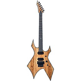 B.C. Rich Warlock Extreme Exotic with Floyd Rose Electric Guitar Spalted Maple