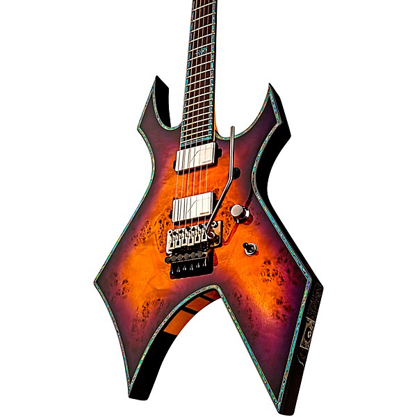 B.C. Rich Warlock Extreme Exotic with Floyd Rose Electric Guitar Purple Haze