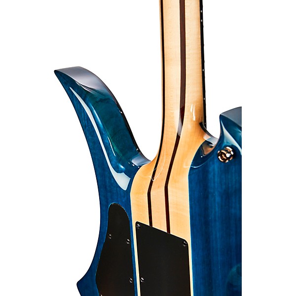 B.C. Rich Mockingbird Extreme Exotic with Floyd Rose Electric Guitar Cyan Blue