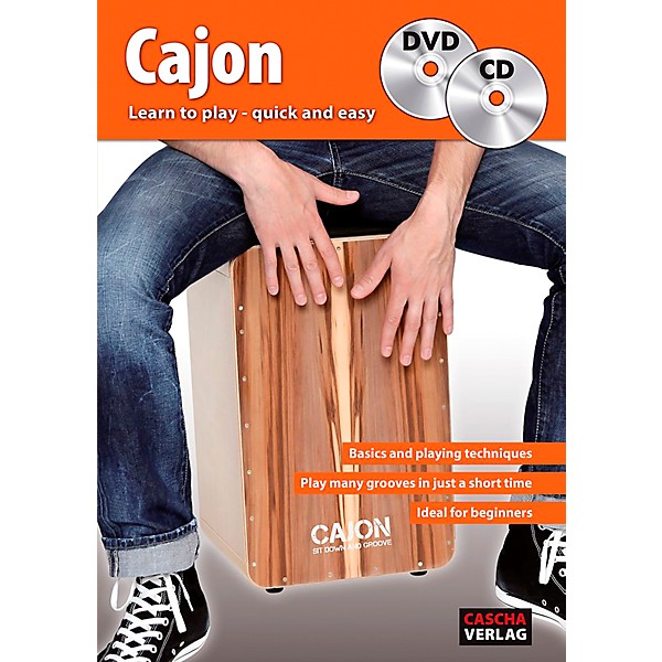 Sela Primera Cajon Bundle with Bag, Pad and DVD Natural